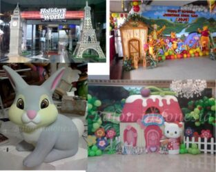 Styrofoam Dekorasi,balon Gas, Balon Tepuk